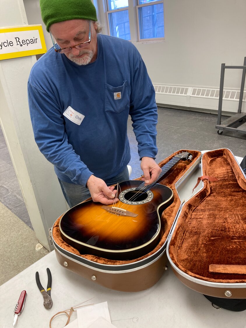 Even instruments can be repaired at the September 16 Repair Café.